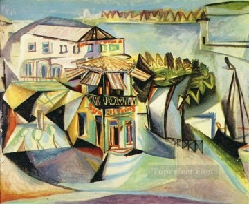 Café en Royan El café 1940 cubismo Pablo Picasso Pinturas al óleo